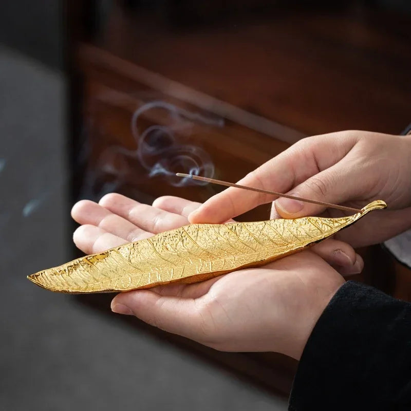 Incense Holder Ash Catcher Long Leafs