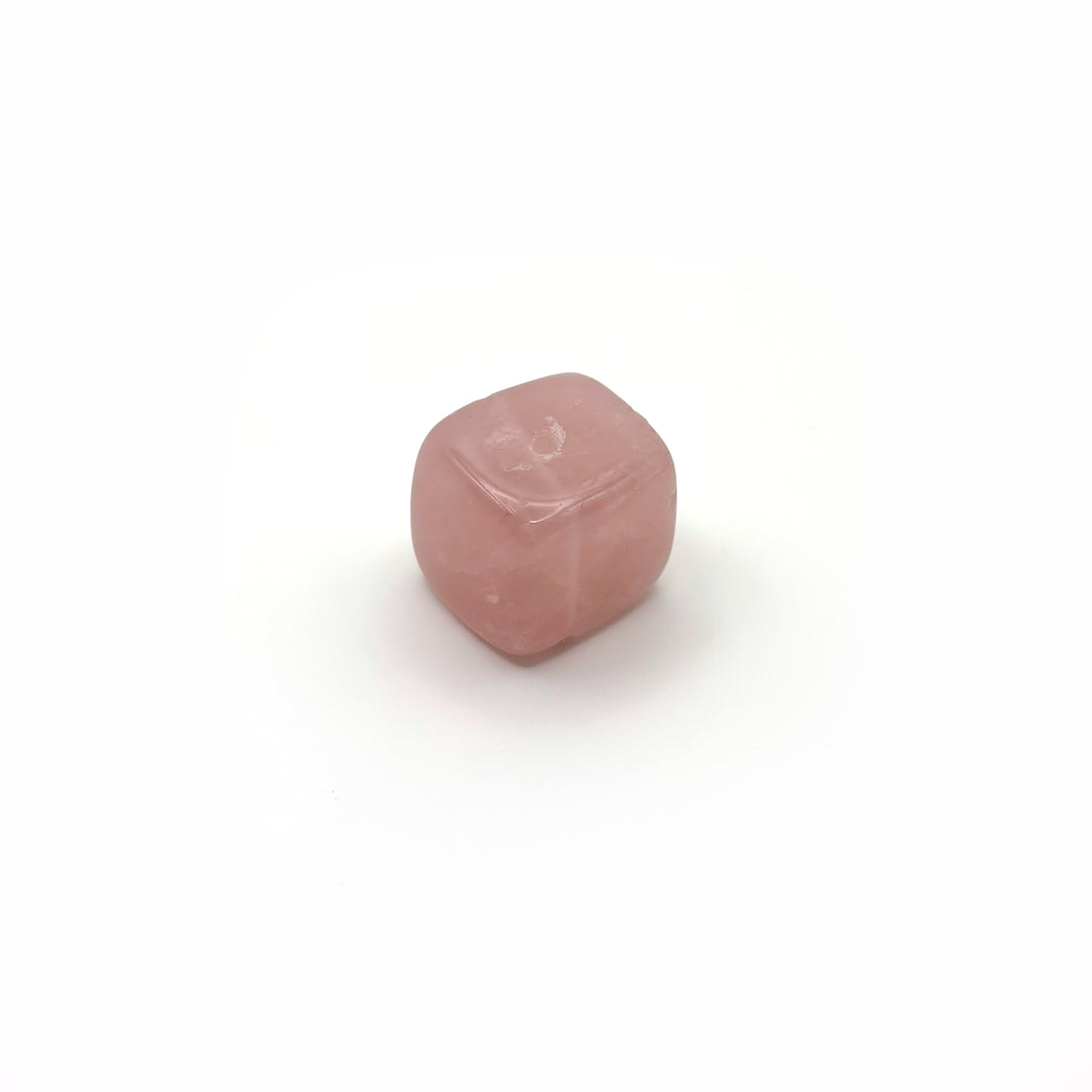 Rose quartz crystal incense holder – for love, peace, and emotional healing